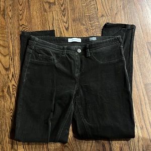 Pilcro and the letterpress Black Corduroy pants